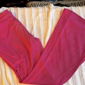 Wild Fable Women's Size XXL PINK Slinky Knit Stretch Flare Pants
